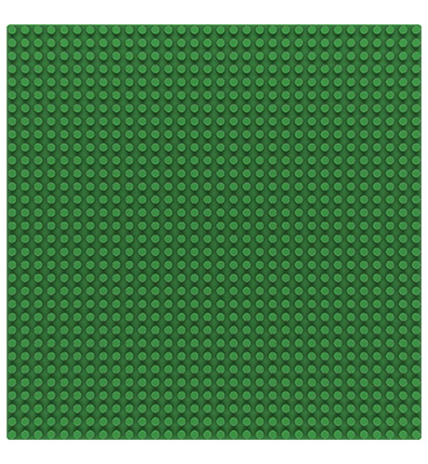M38-B0833C Sluban Basisplaat 32 x 32 Groen